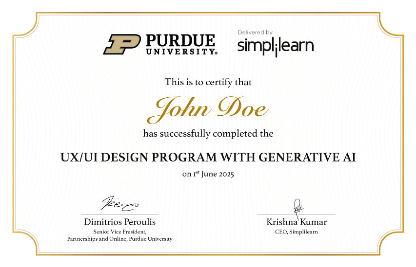 Program Certificate